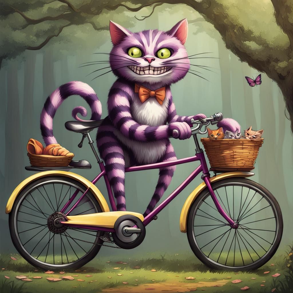 AI Realization of Cheshire Cats on Bicycles
