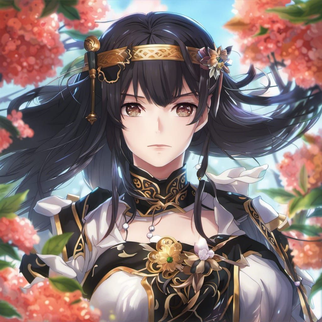 Anime Style Black Haired Immortal Cultivator