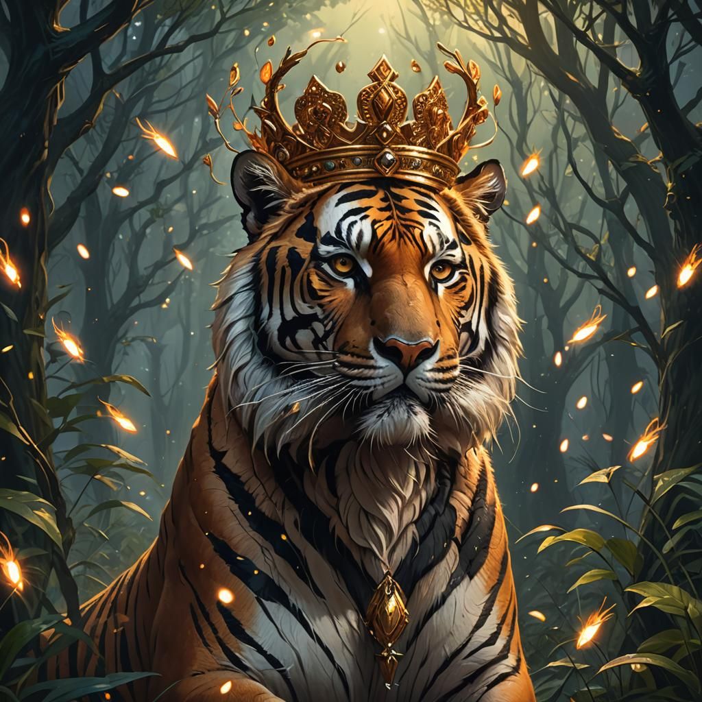 Sacred Bengal Tiger King