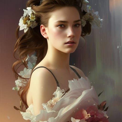 Intricate Portrait of a Graceful Princess