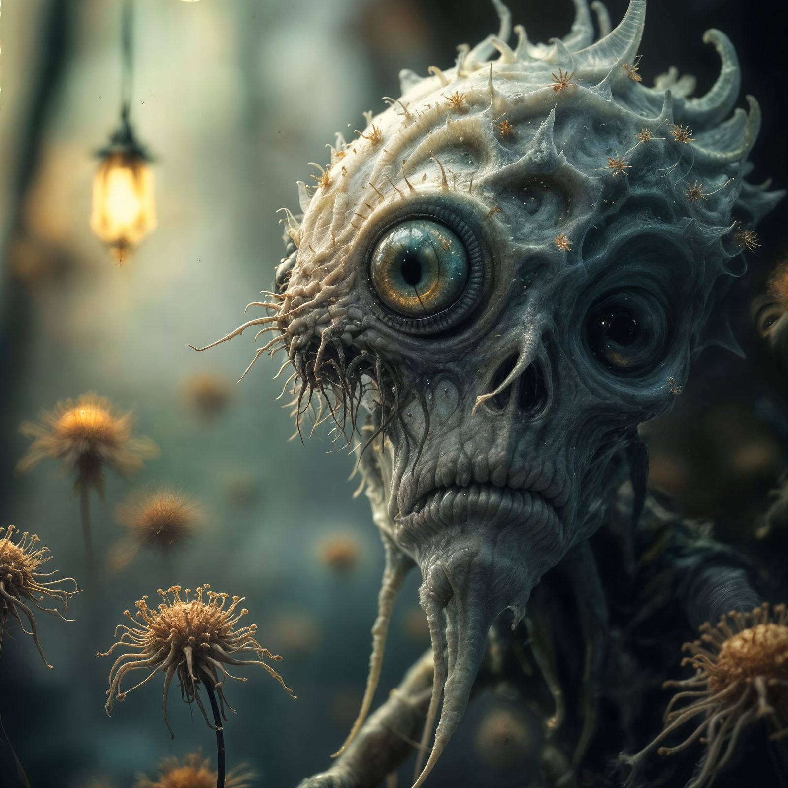 afraid of the flowers