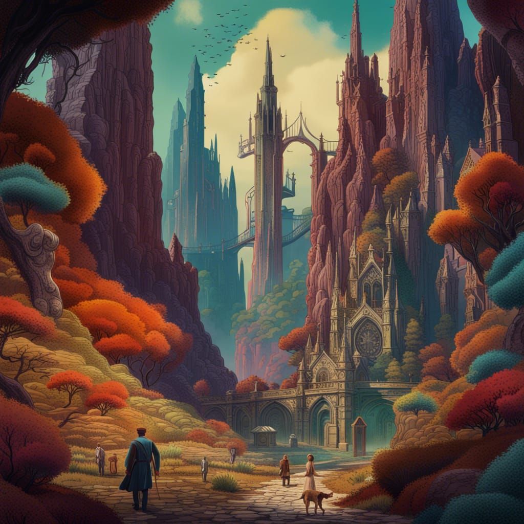 detailed 1960s movie poster, detailed matte painting, deep c...