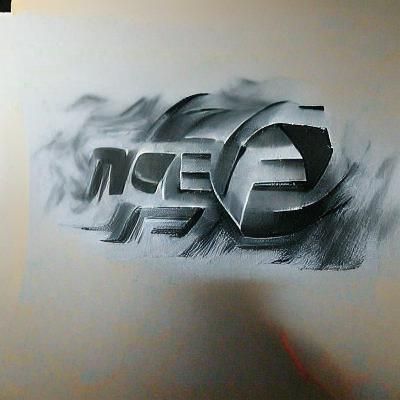 Minimalistic Esports Logo in Synthwave Neon Style