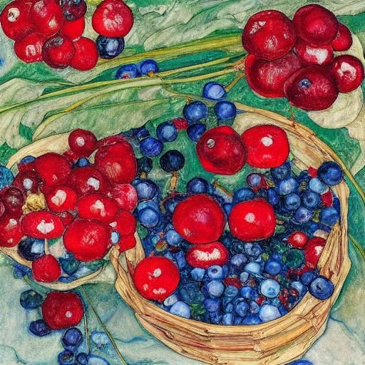 Cranberry Amulet: A Lucky Superstition, Expressive Portraitu...