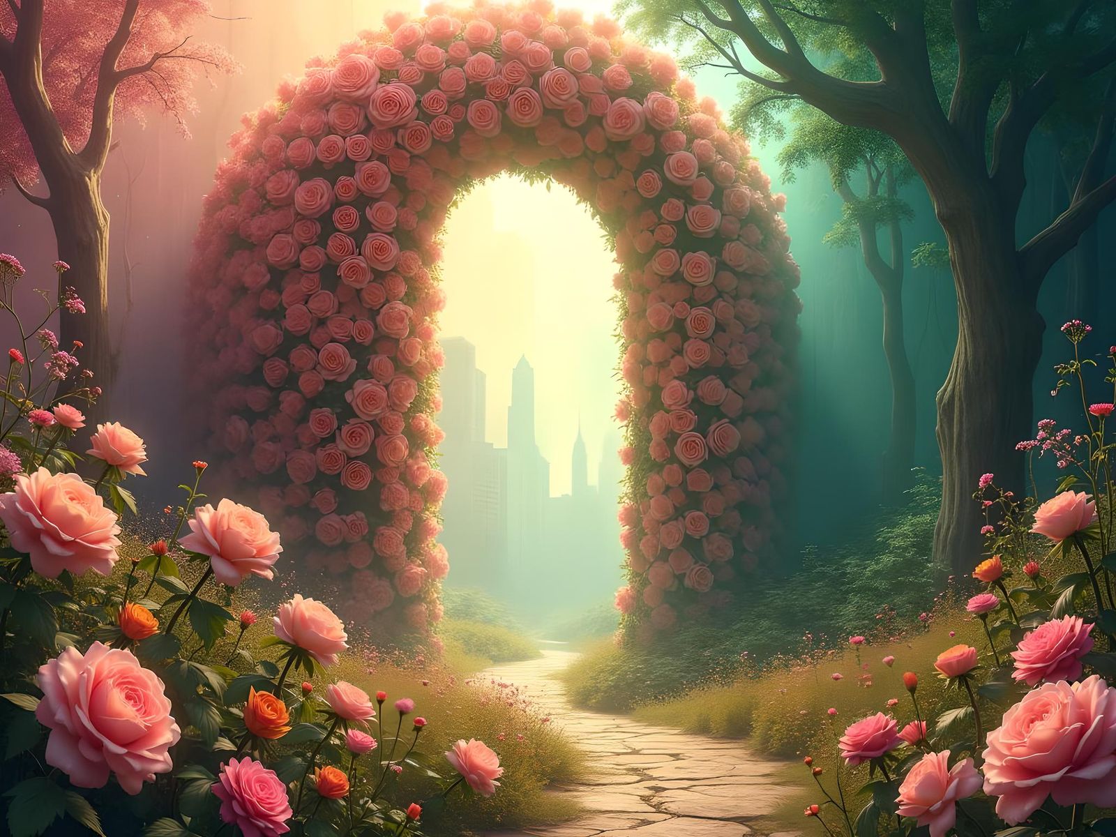 Gate Between Realms of Dreams and Darkness