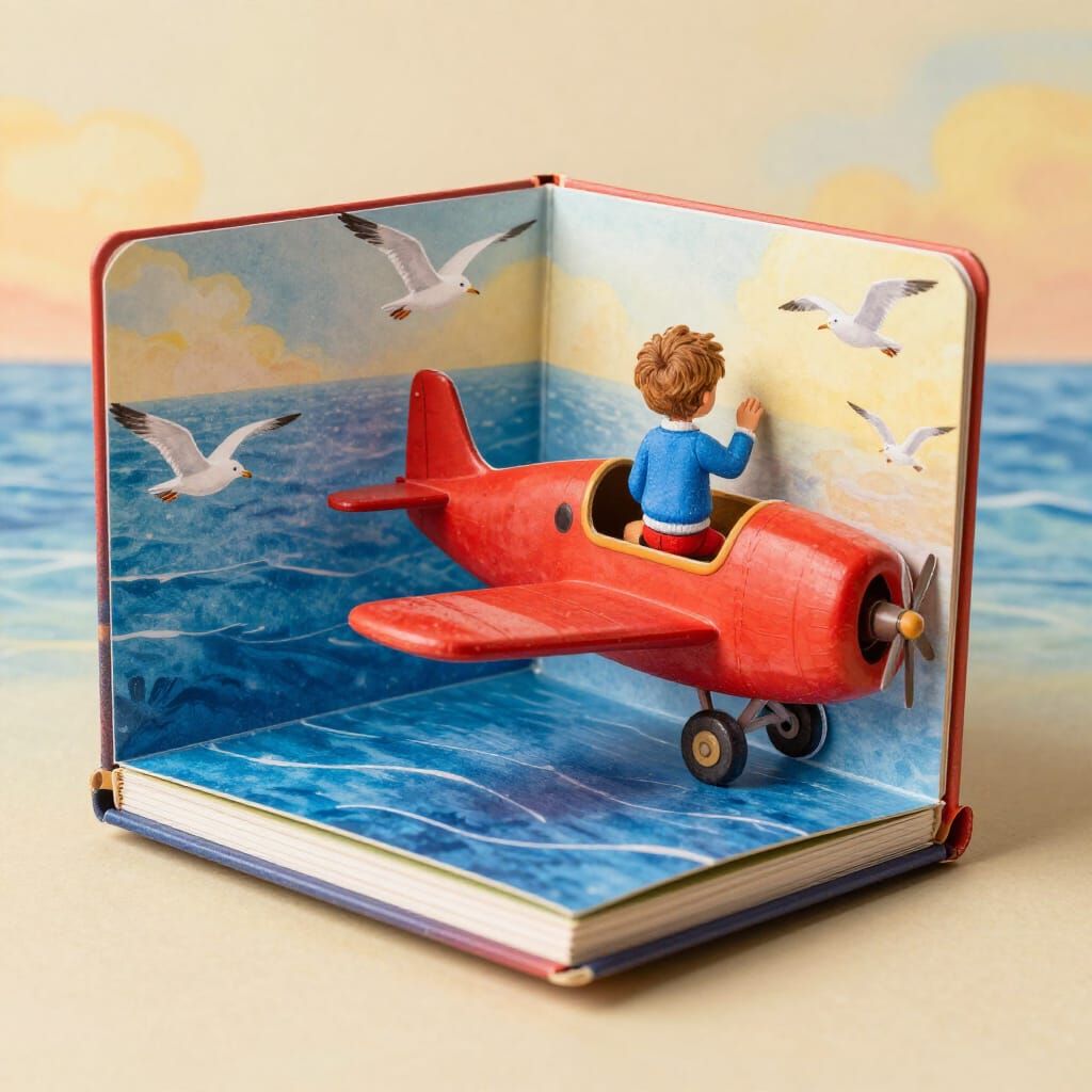 A little stroll in his plane.