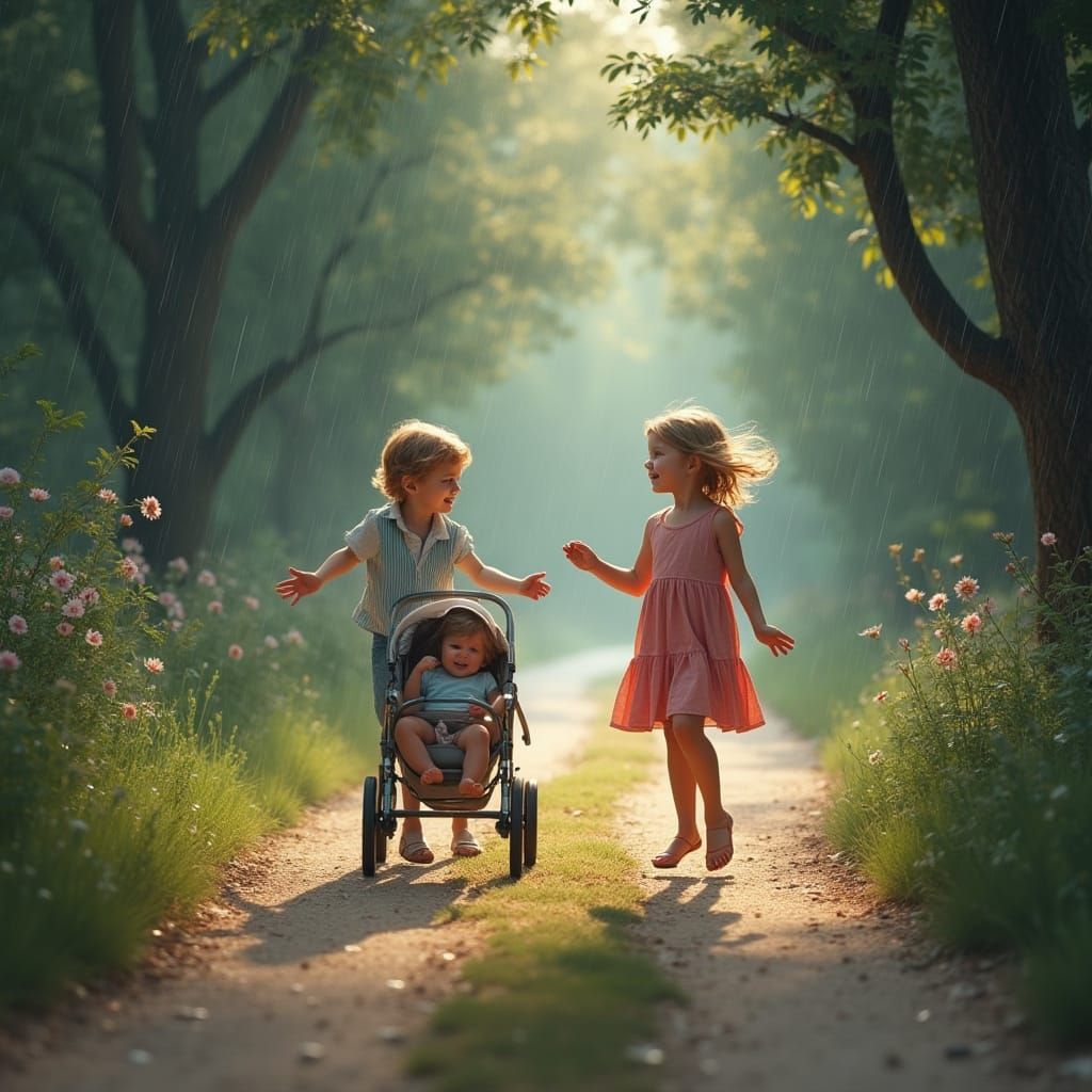 The love, the light, the happiness of a grandmother's heart