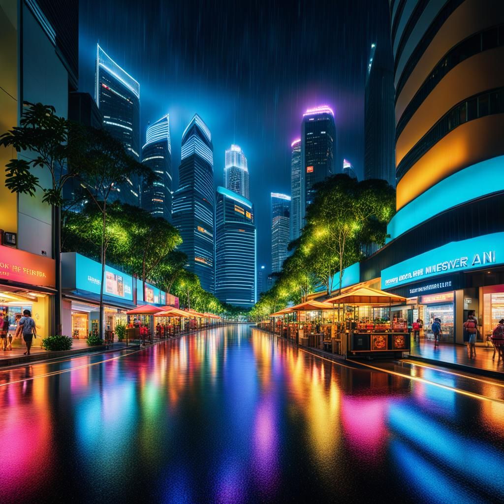 Good evening, welcome to Singapore City by night