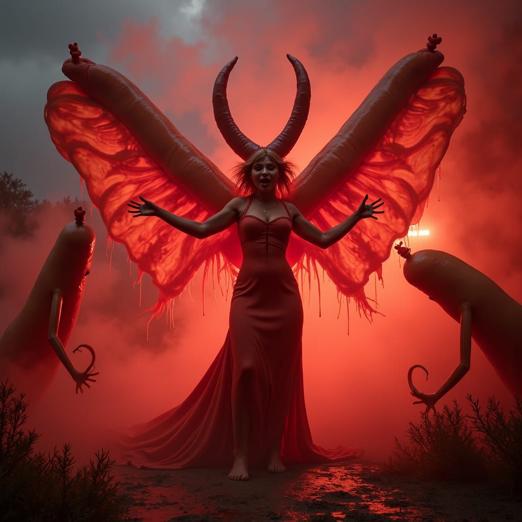 Nightmarish Hotdog Realm of the Glizzy Witch