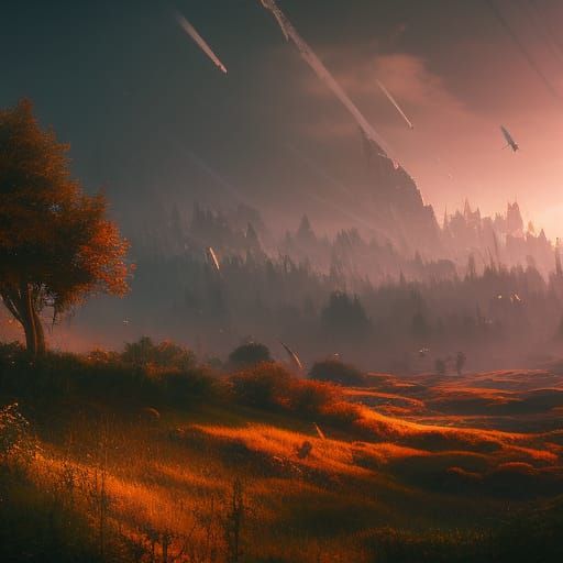 Lush Sci-Fi Cityscape: Ecology Meets High Tech