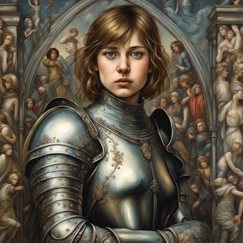 Sainte Jeanne d'Arc, "la pucelle d'Orléans"