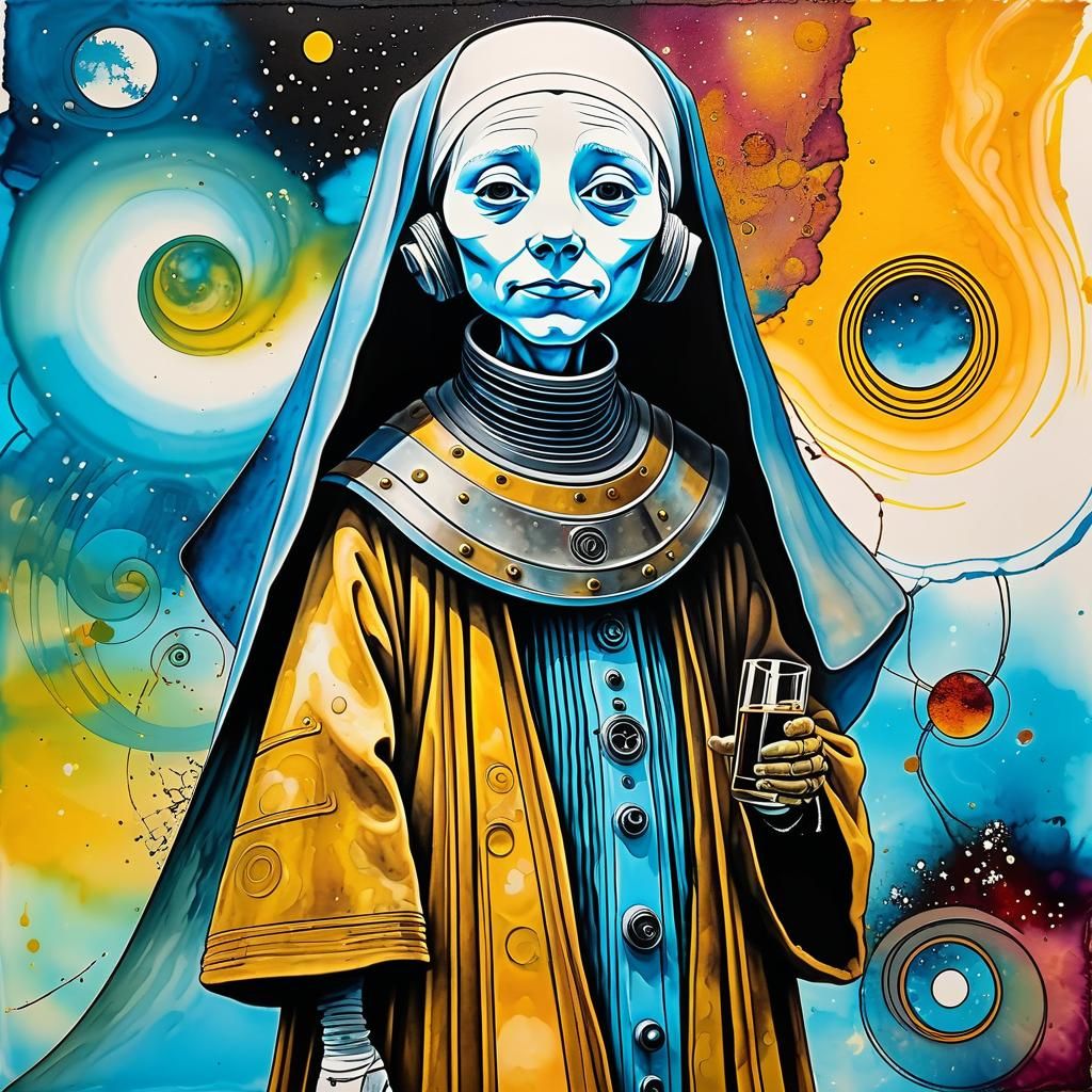 Dreamy Caricature of a Bene Gesserit Adept