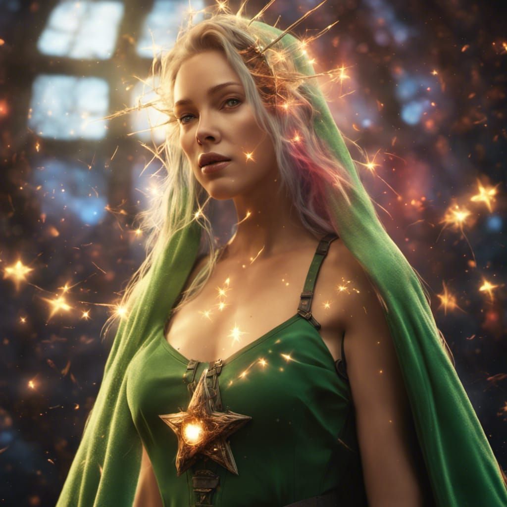 Mermaid in Dark Universe Fantasy Concept Art