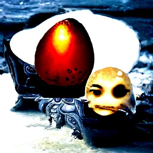 Eerie Behelit Egg Face Appears Unexpectedly