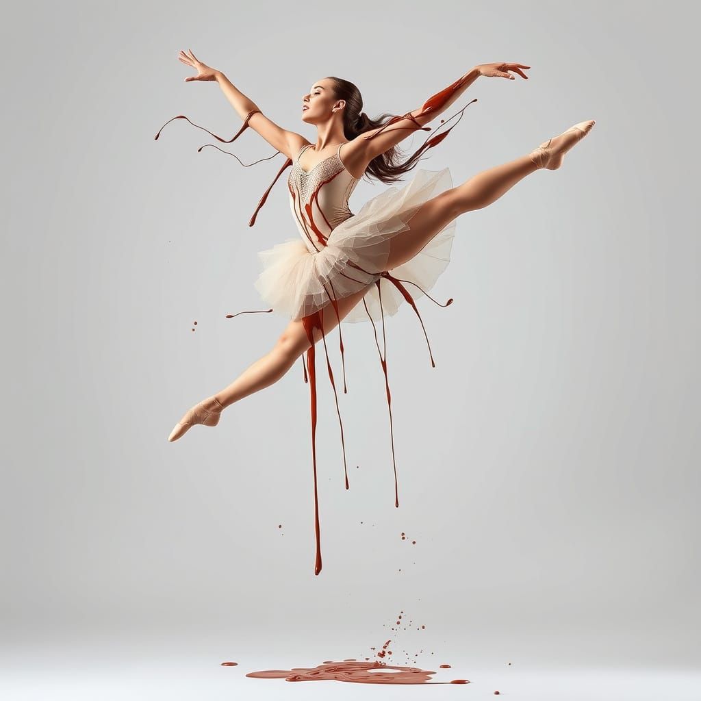 Elegant Ballet Dancer in Fluid Motion