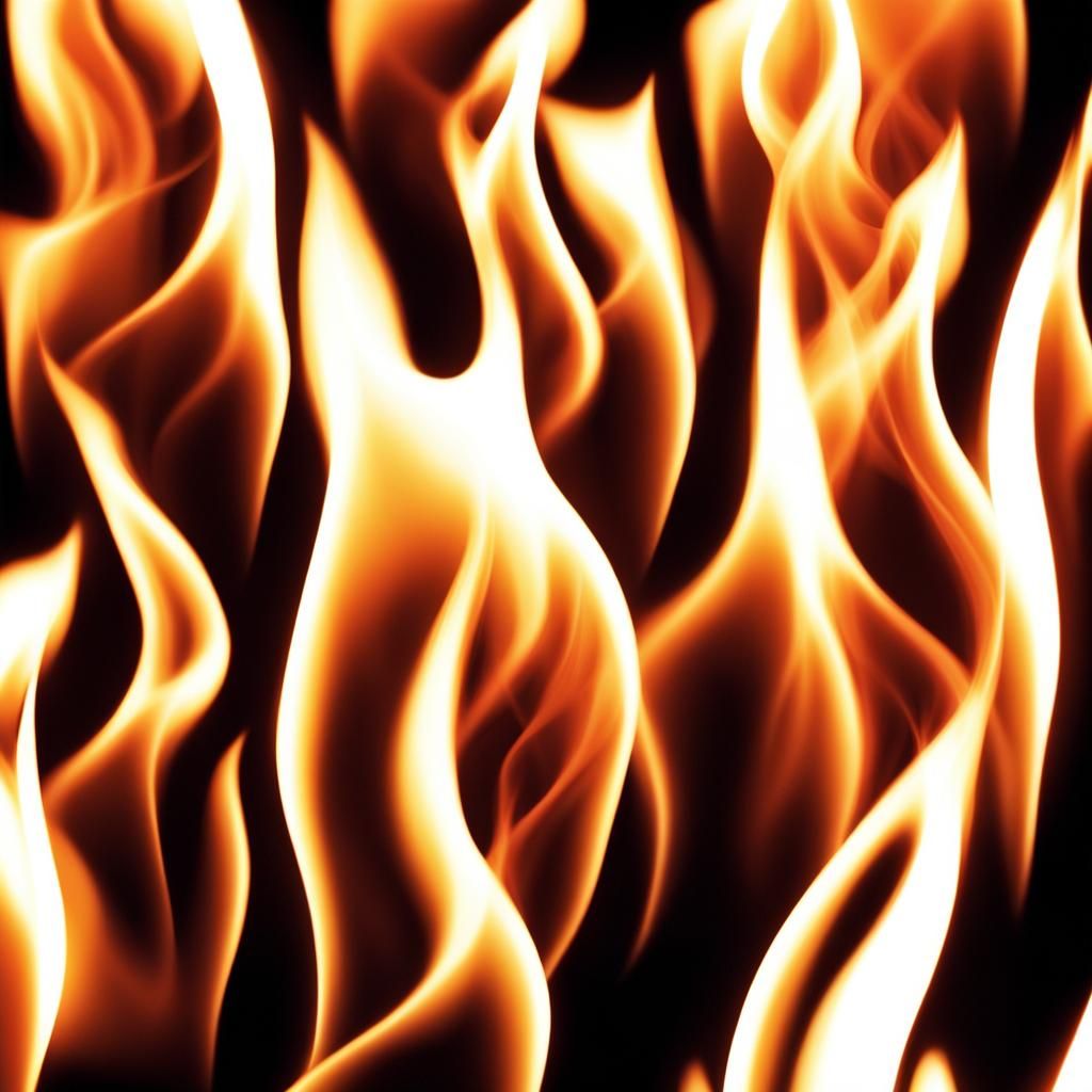 Stylized Flames Generated by AI