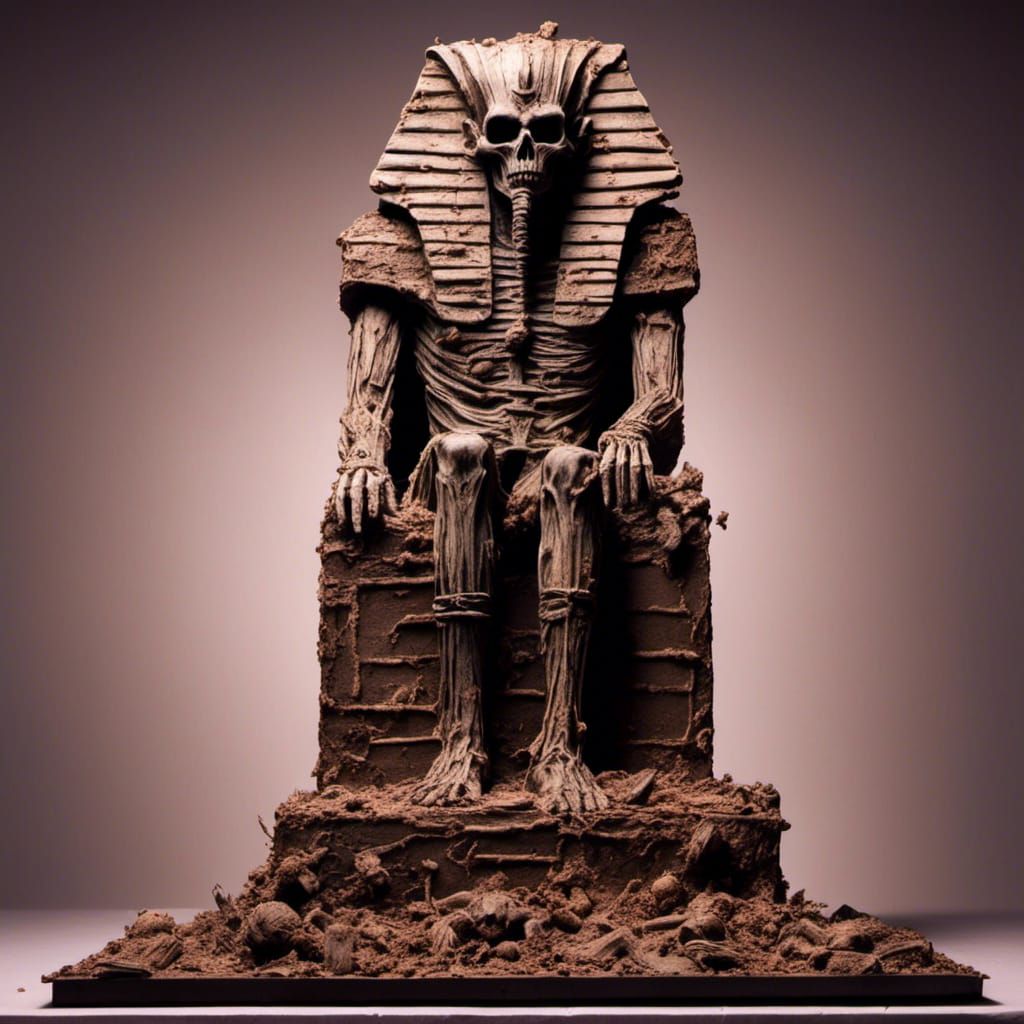 Egyptian Sarcophagus Cake Sculpture