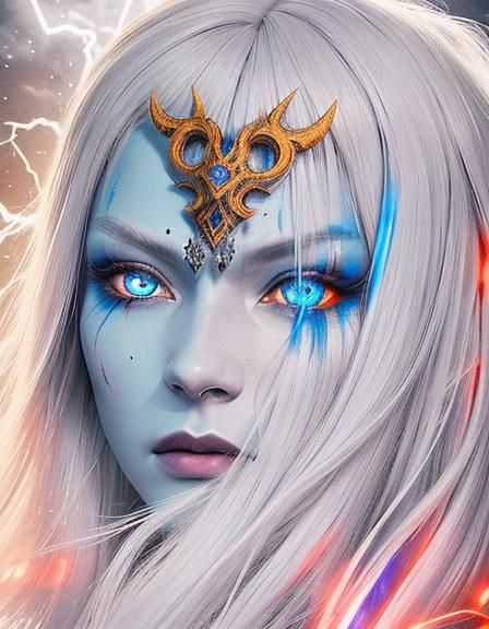 Villainess Sprinting in a Photorealistic Nightmare