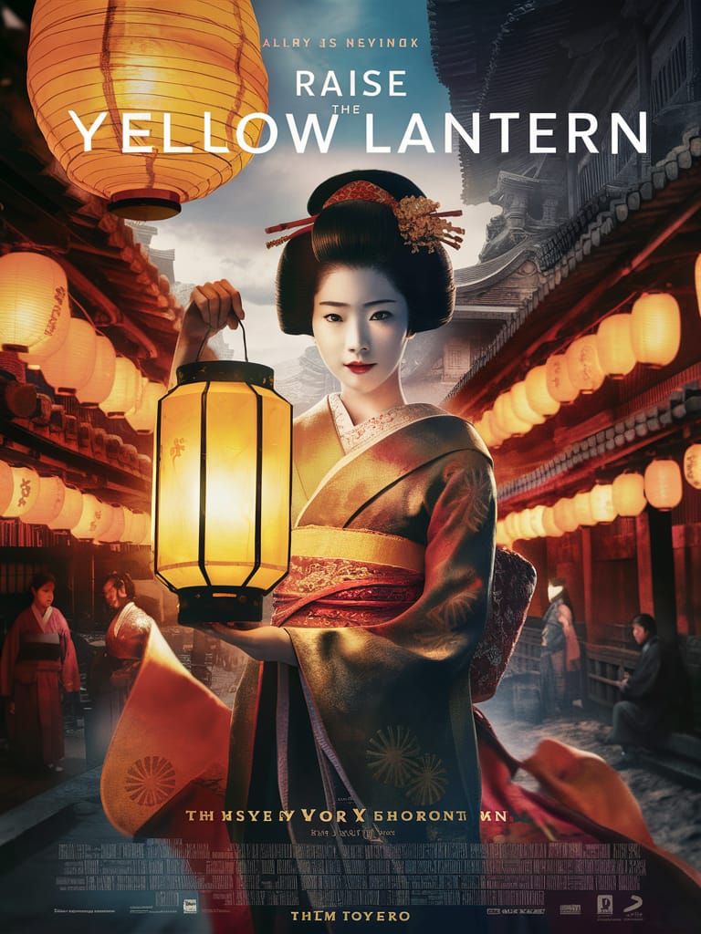 Raise the Yellow Lantern: Geisha Movie Poster