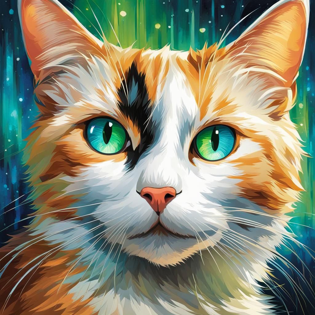 Heterochromia in each eye