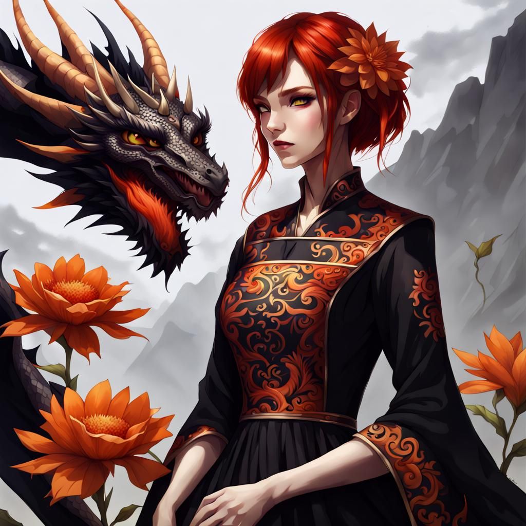 Peaceful Dragon Companion Portrait