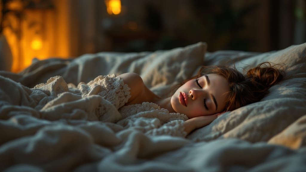 Dreamy Woman in Hyper-Realistic 8K UHD Style