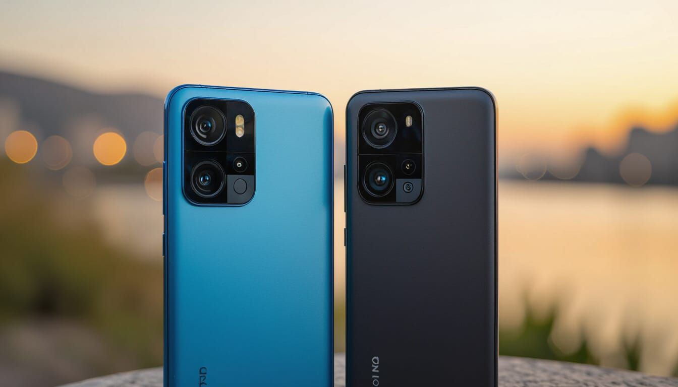 Xiaomi Redmi Phones in Close-Up Portrait Style