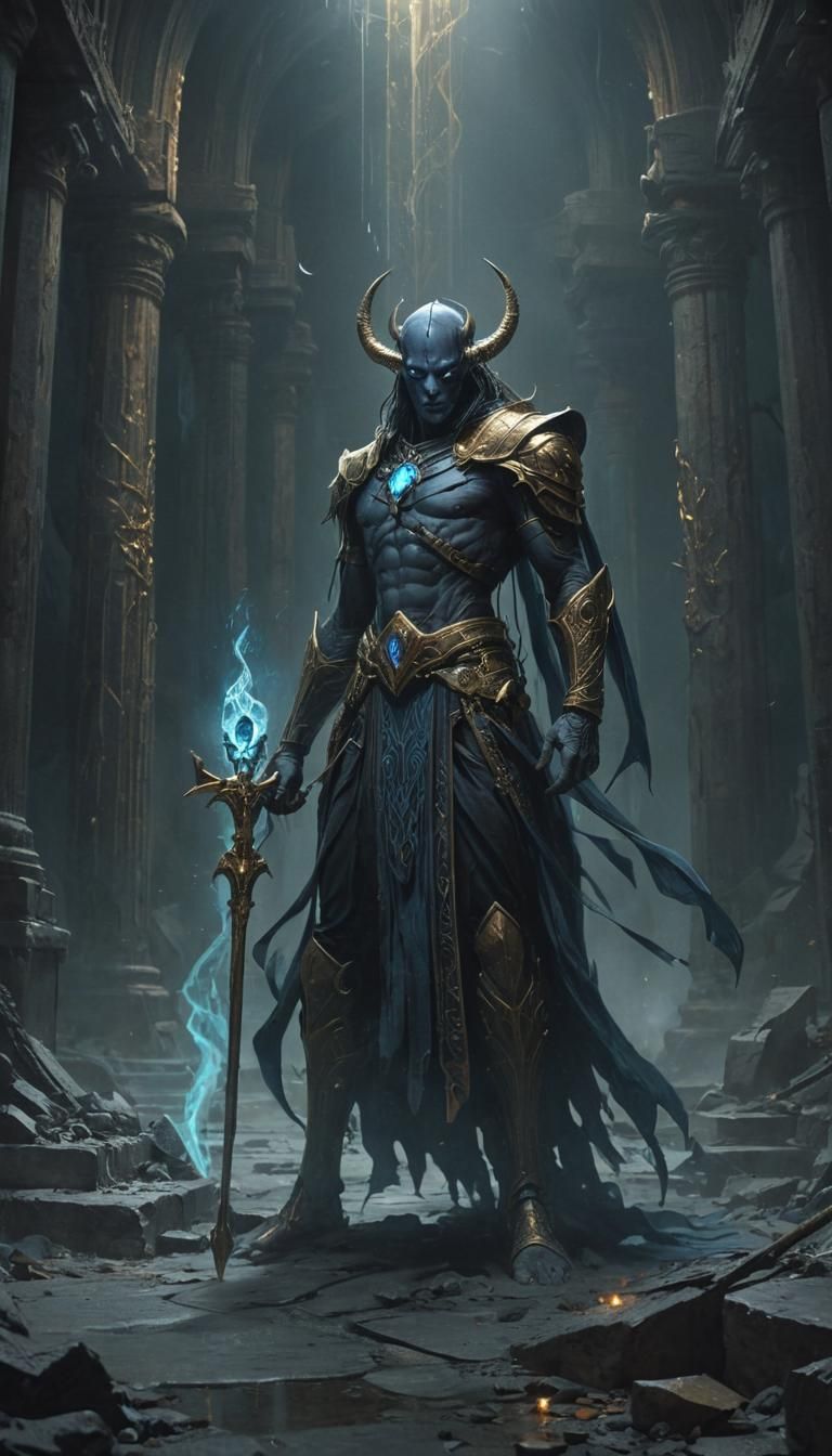 Thalnaris: Dark Fantasy Enforcer in Divine Sanctum