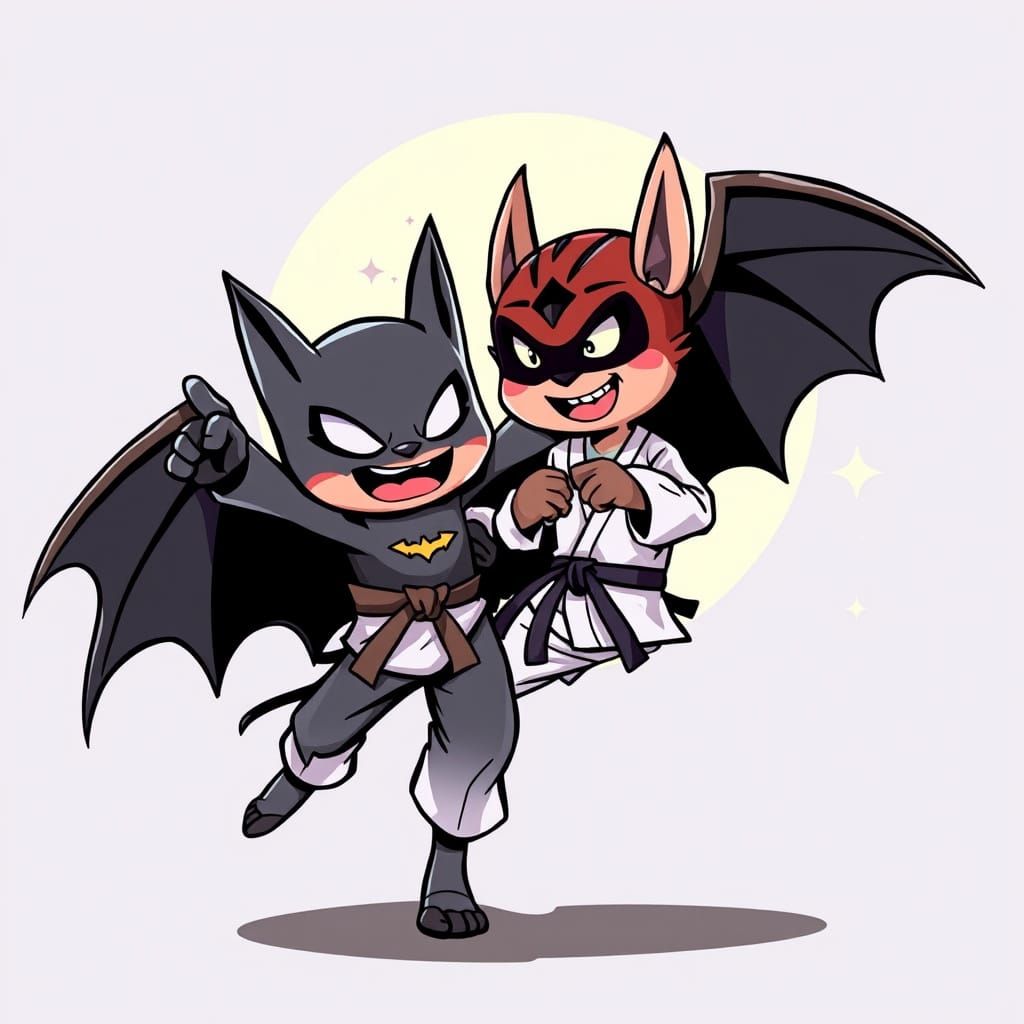 Batfink Displays Karate Skills
