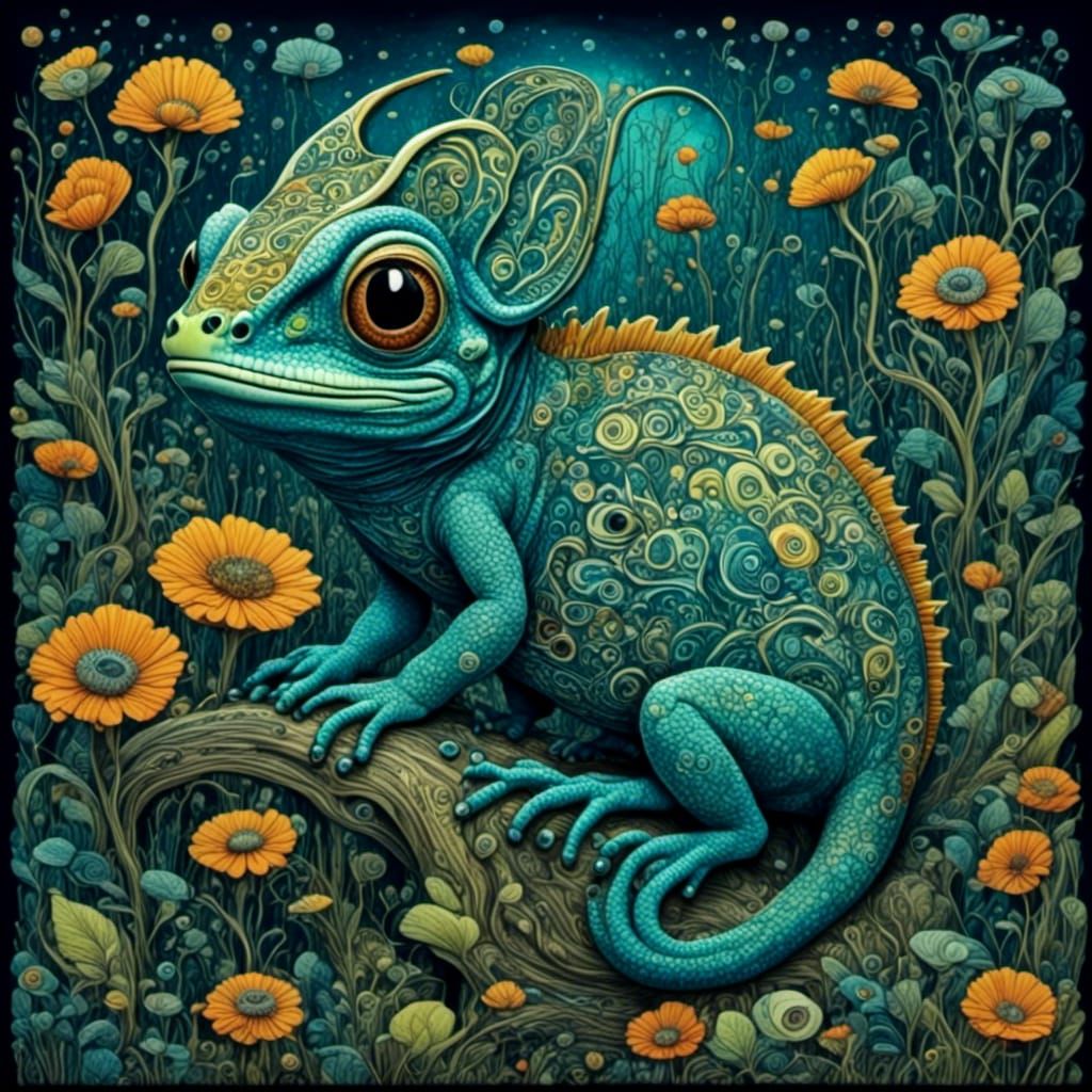 A chameleon