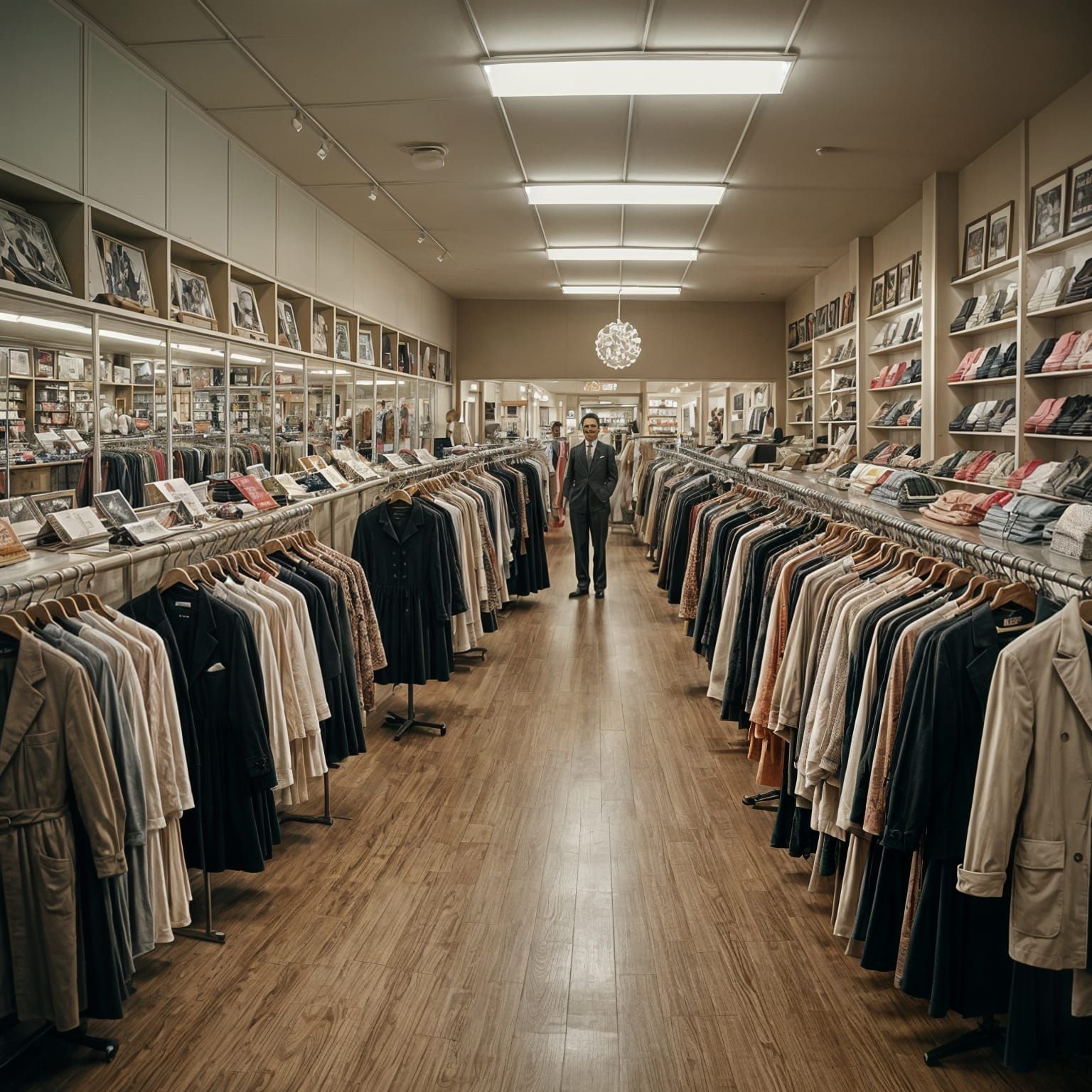 1950s Clothing Store Photograph