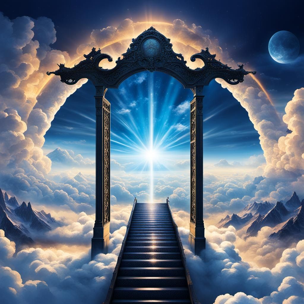 Ethereal Gate to Heaven's Afterlife