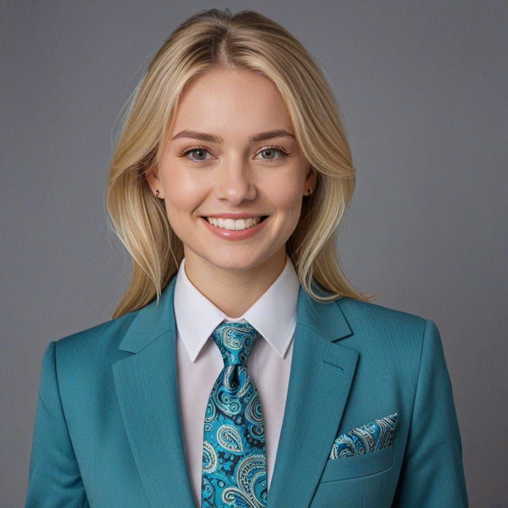 Corporate Woman in Formal Attire