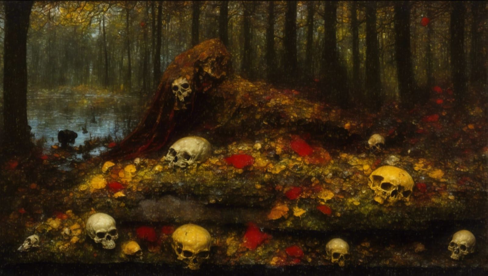 Enchanted Autumn Forest: Baroque Style