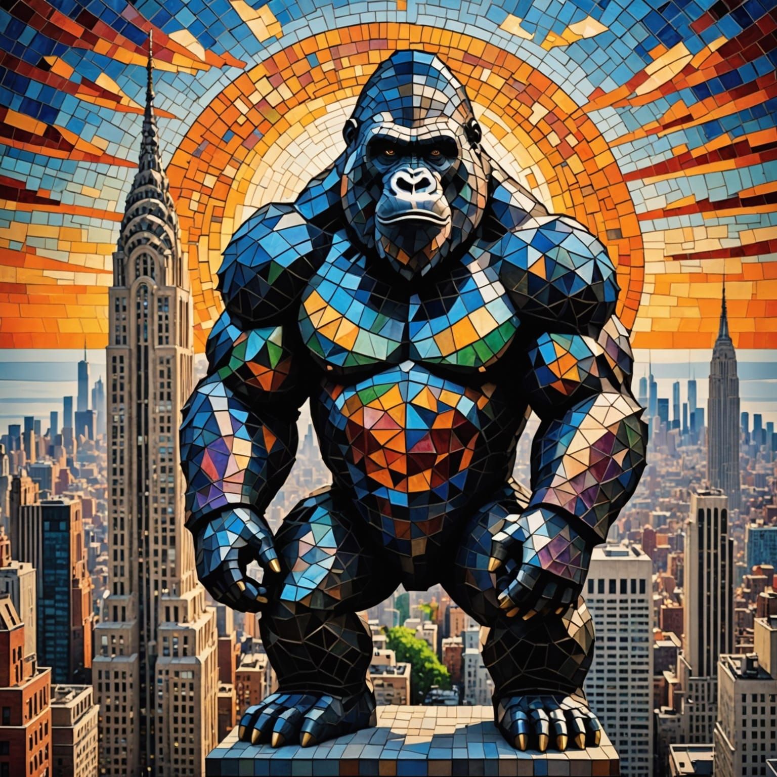 King Kong Mosaic