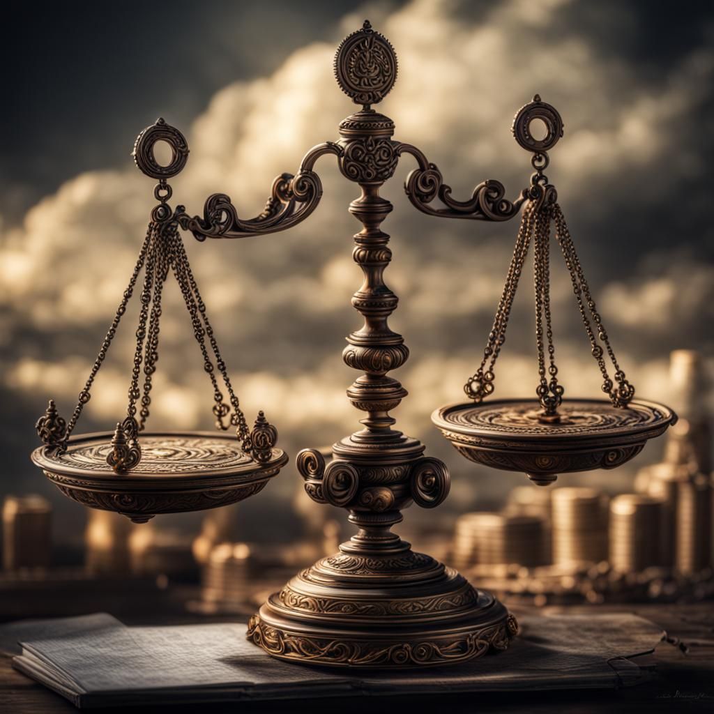 Hyperrealistic Libra in Perfect Composition