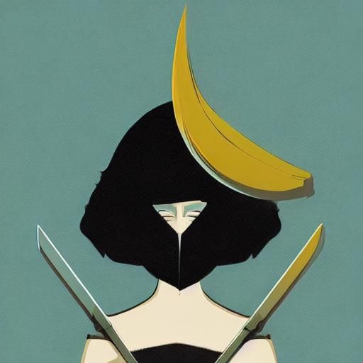 Minimalist Pop Art Sword and Sorcery Image