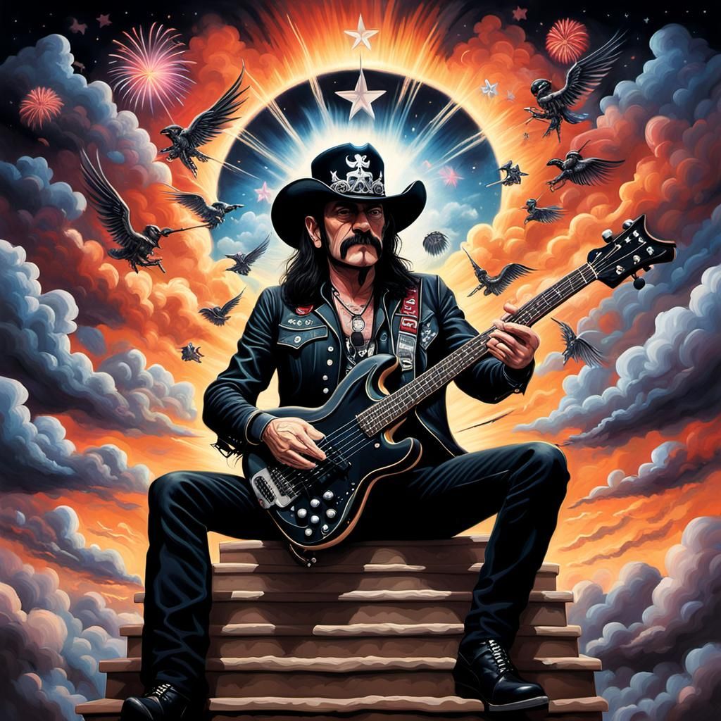 Lemmy Kilmister Shreds Bass on Stairway to Heaven