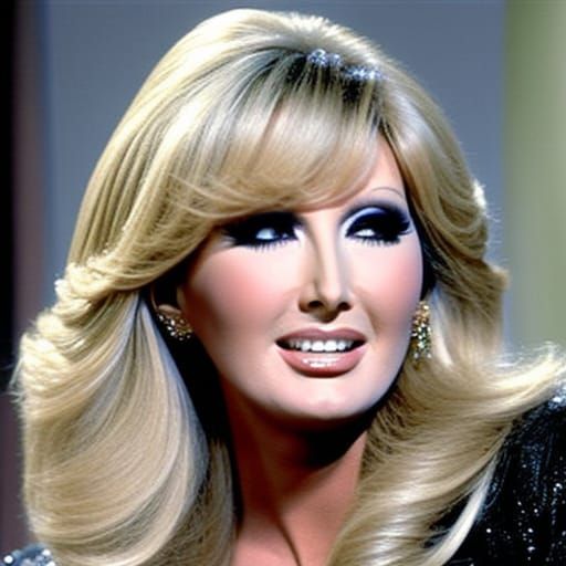 Photorealistic Portrait of Morgan Fairchild