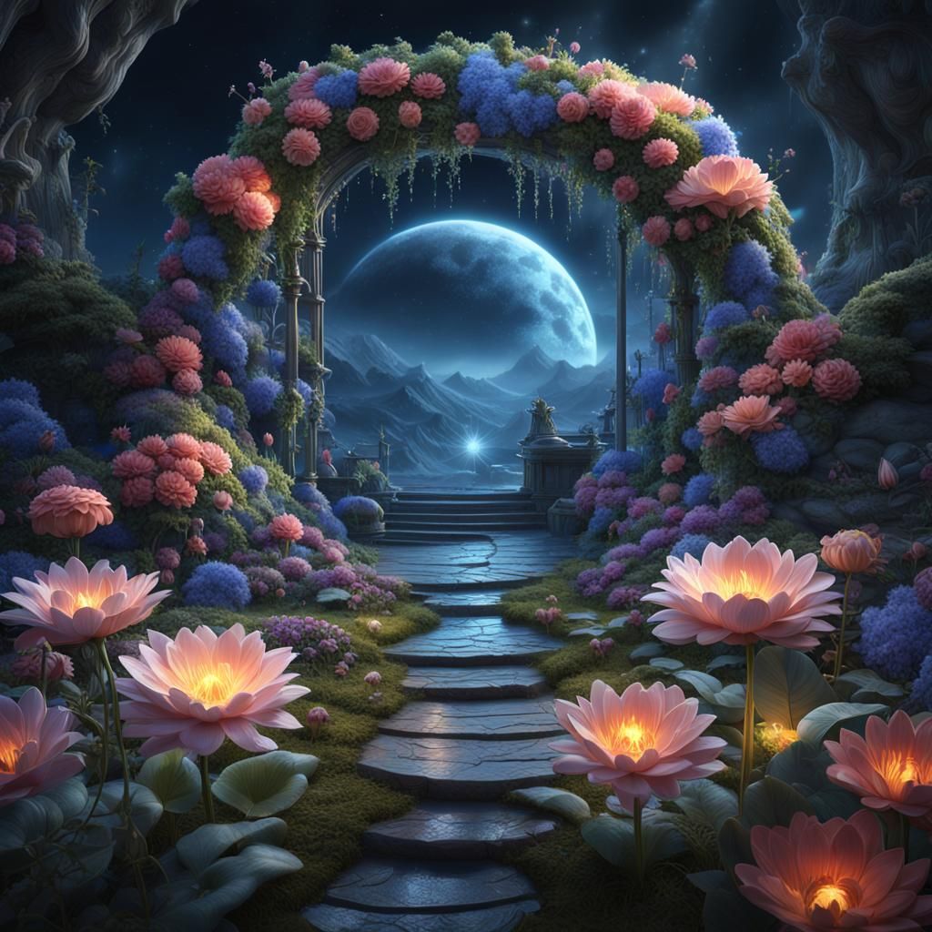 Epic Floral Portal to Another World