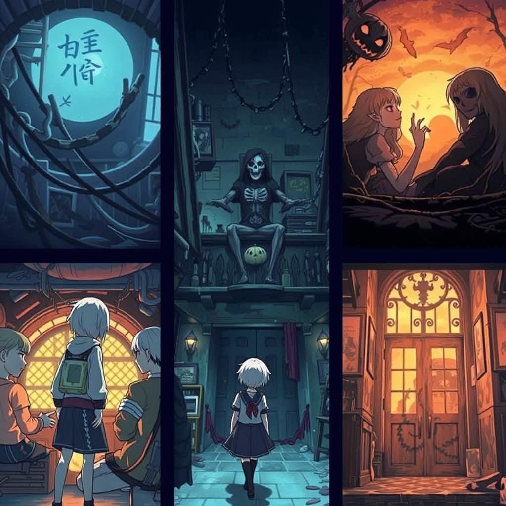 Eerie Halloween: Ghibli Meets Final Fantasy
