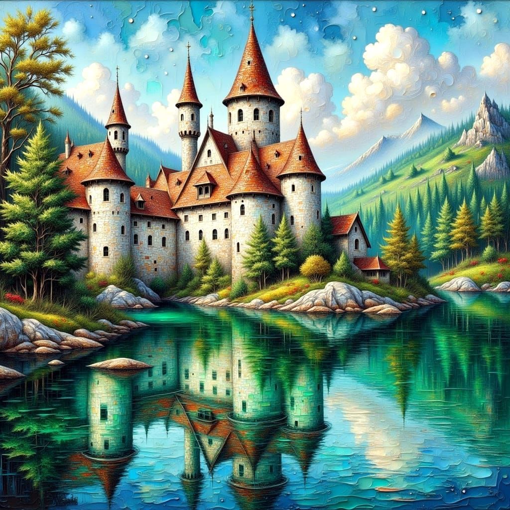 Medieval Castles Reflect in Emerald Lakes Amidst Slovenia's ...