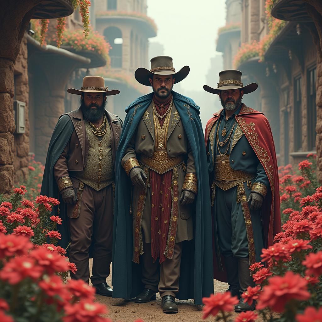 The Daltons in a Surreal Wild West Raid