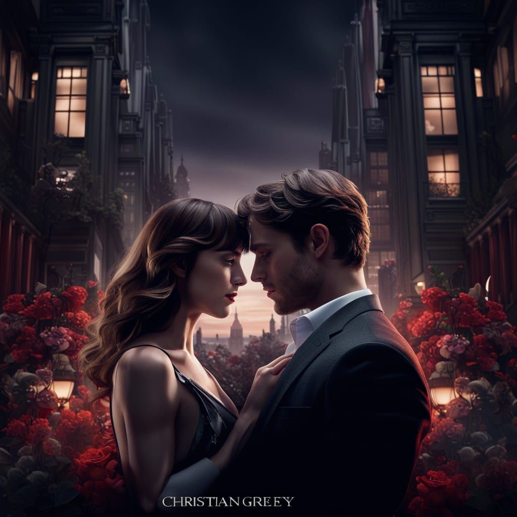Christian Grey & Anastasia Steele (from Fifty shades of Grey)