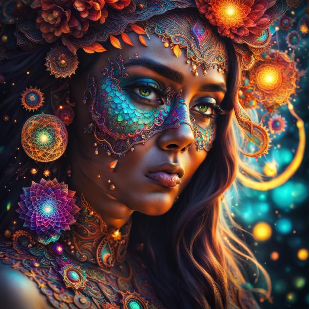 Enchanting Magical Companion in Vibrant Color