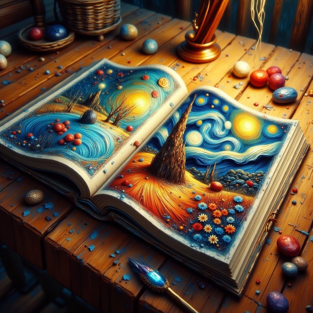 Post-Impressionist Card Deck with Whimsical, Dreamy Qualitie...