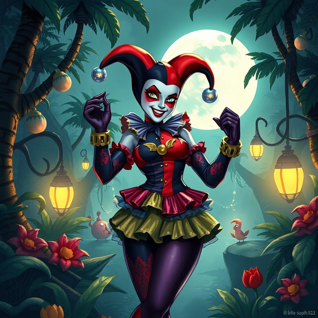 Vibrant Jester Queen of Pandora's Jungle