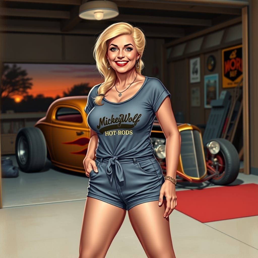 Hot-Rod pinup 1