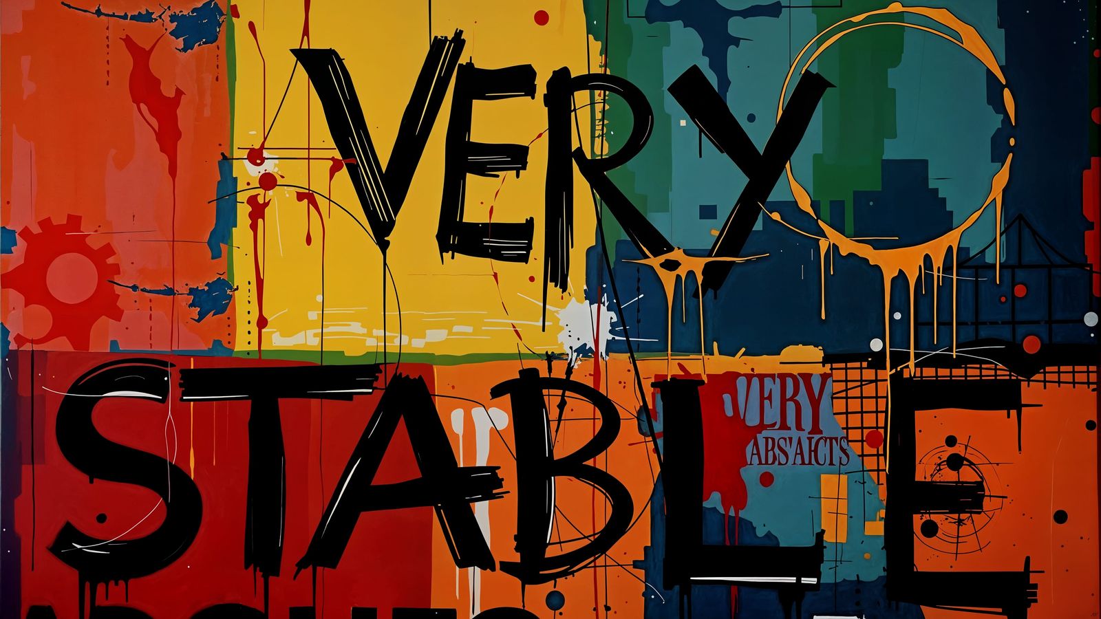 Stable Abstract Art Piece