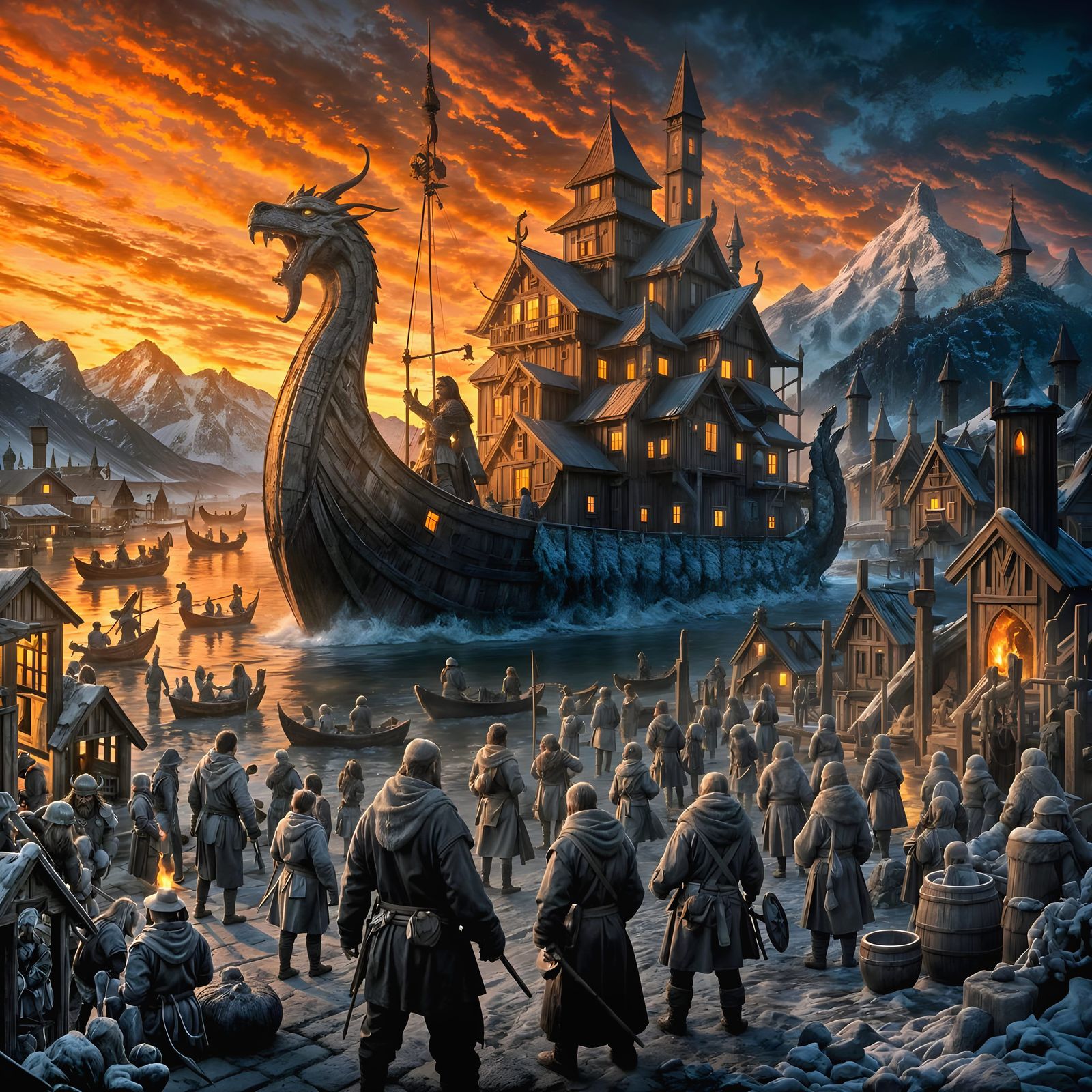 The Arrival of Odin in Thrudheim